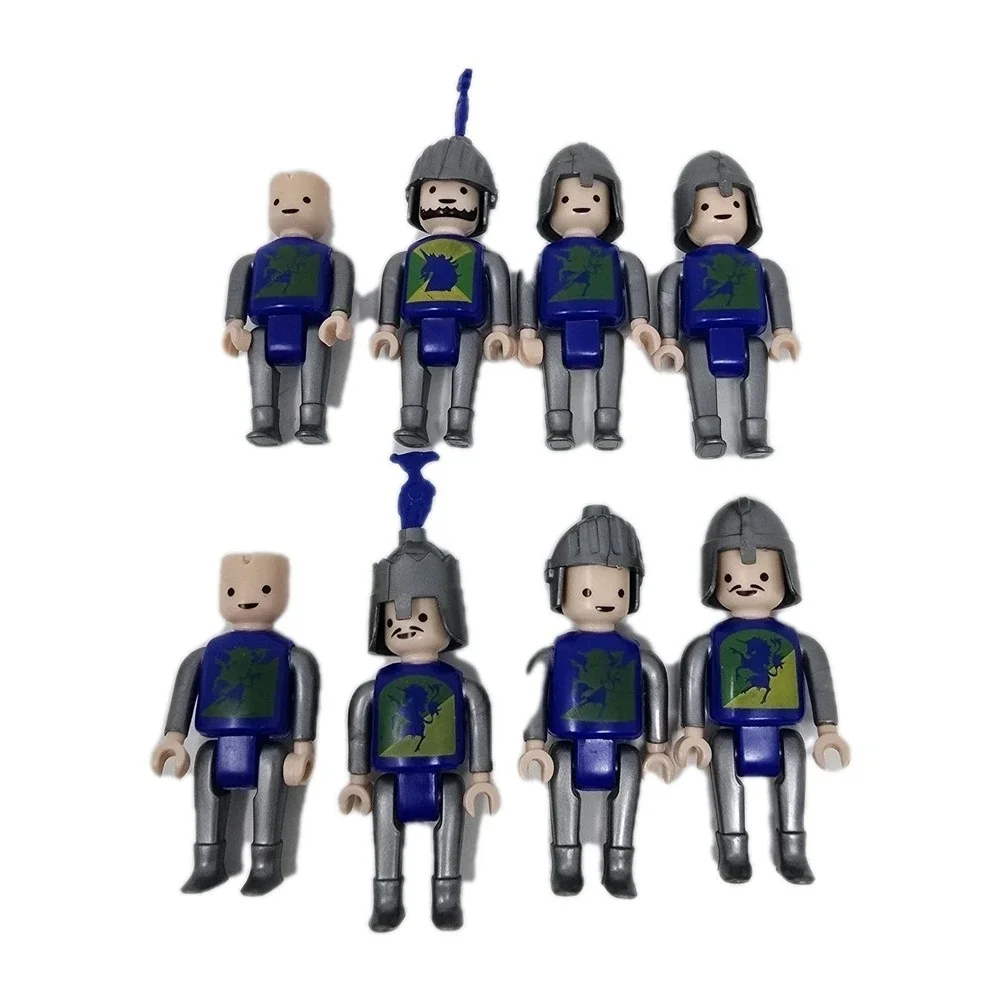 Vintage Castle Strong Attack on the‎ Fortress Blue Goblin 6445 Lot Of 8 Figures